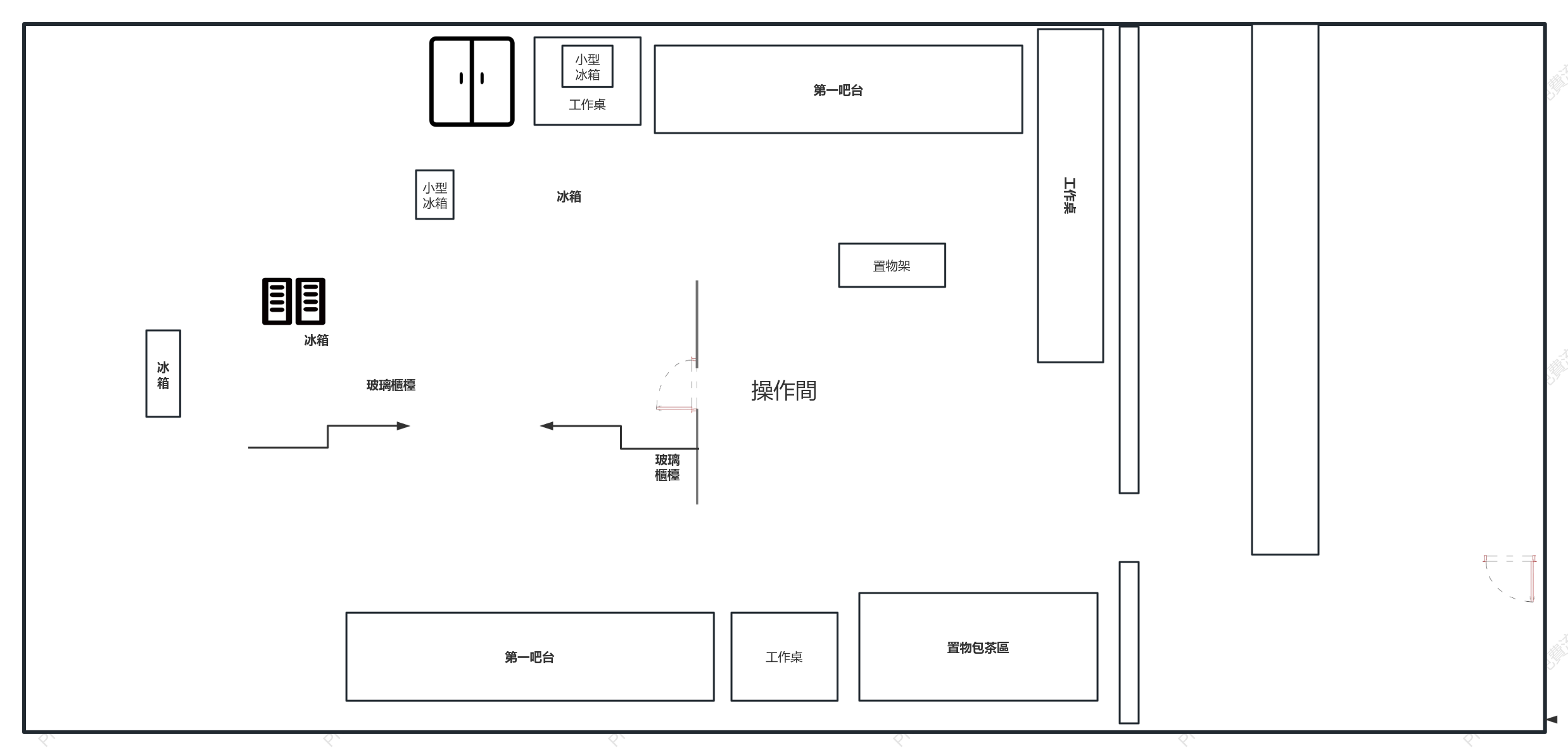 餐廳平面圖