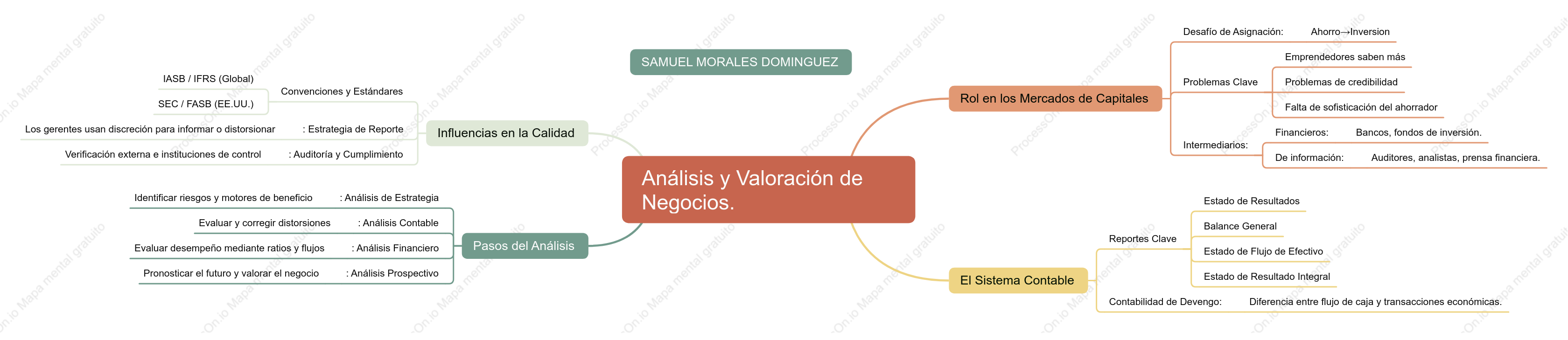 Mapa 1: Análisis y Valoración de Negocios.