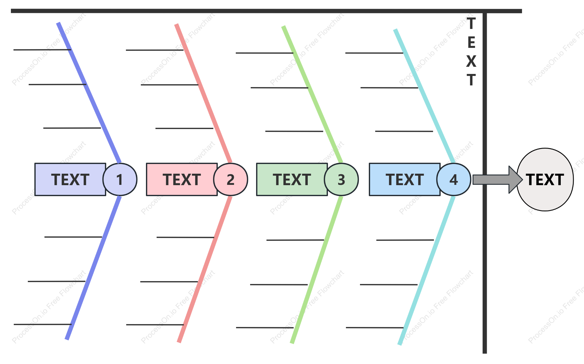 Fishbone Diagram Frame Template