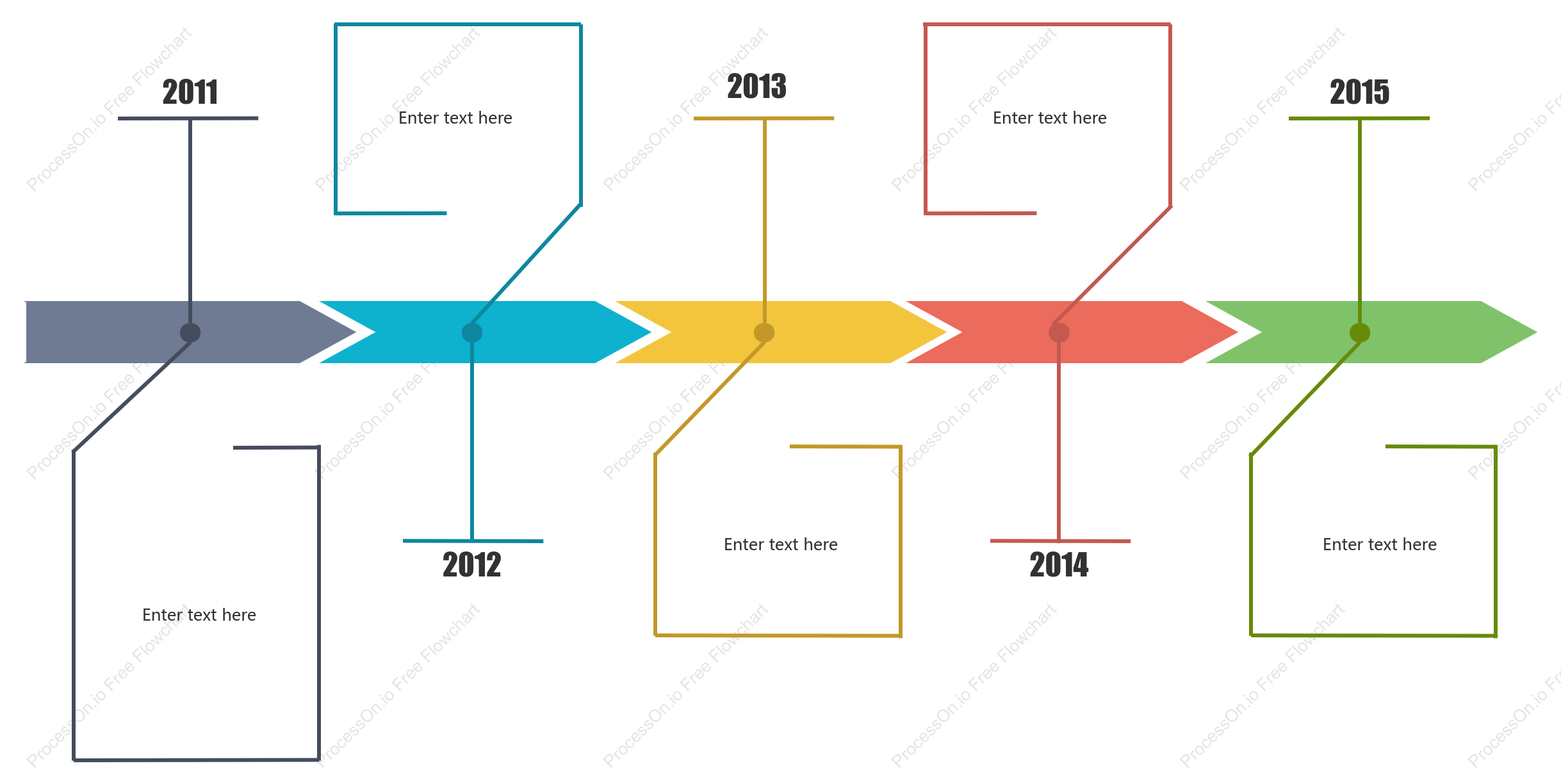 Creative Timeline Template
