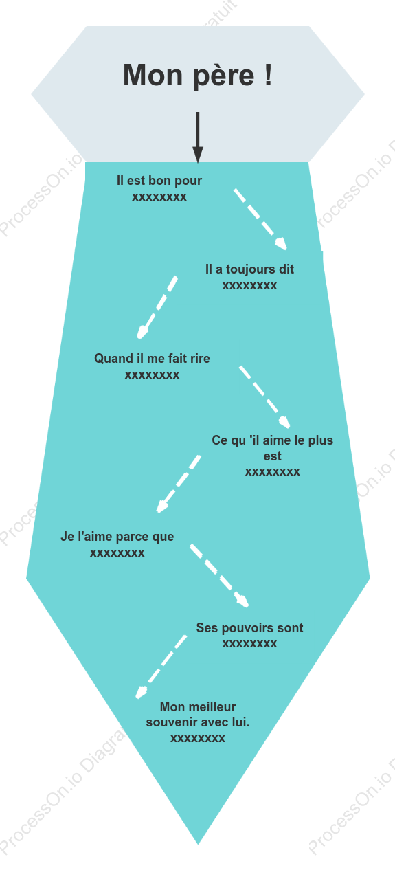 Tout sur mon papa : Création d'une cravate pour la fête des Pères