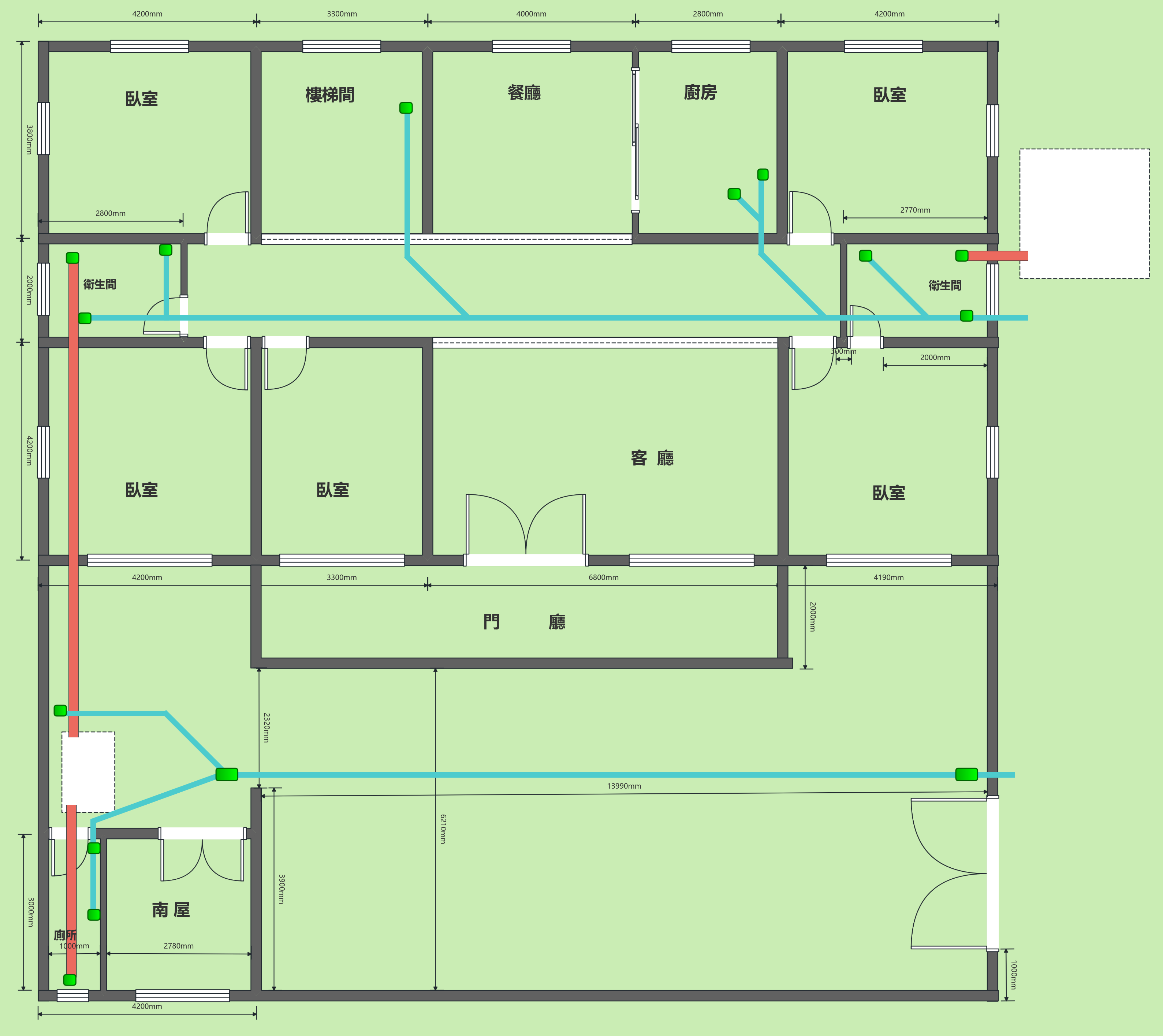 自建屋房屋設計平面圖