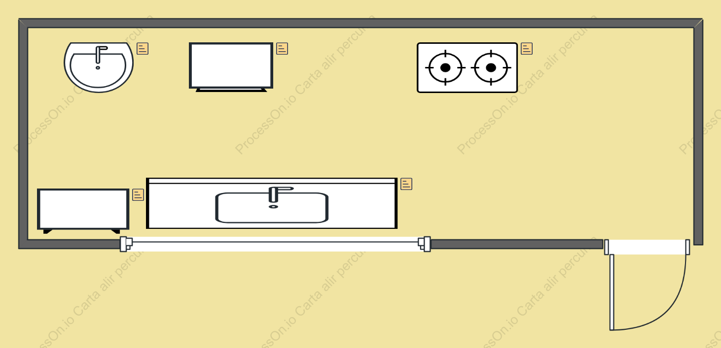 pelan lantai uncle iss coffee
