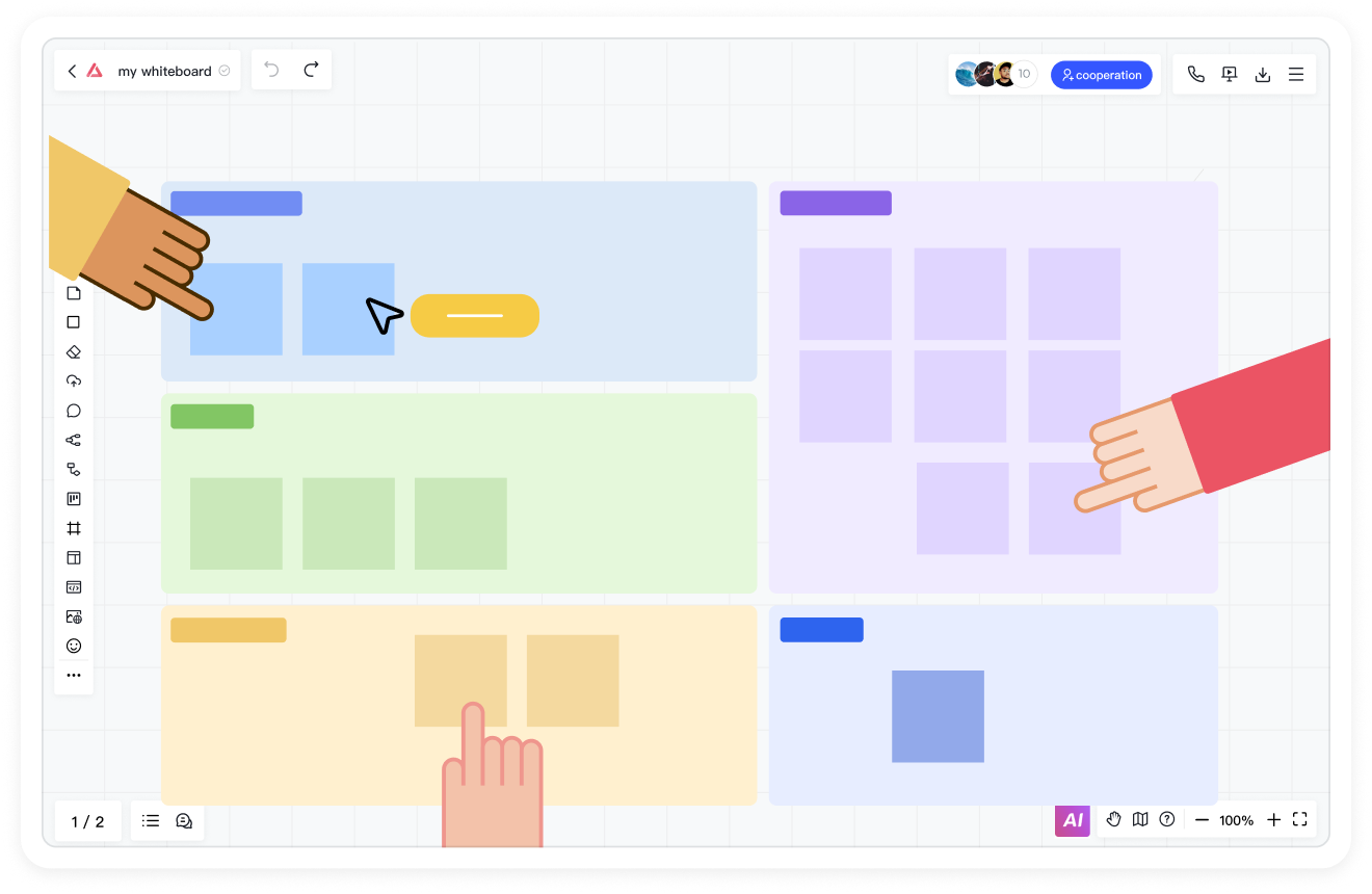 Leistungsstarke Zusammenarbeit in Echtzeit